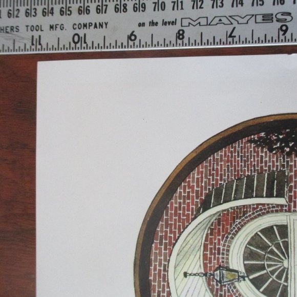 Clemmons Moravian Church Christmas Print "Invitation to Worship" Hilda McKnight - Picture 4 of 5